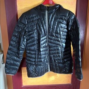 Lole Black Quilted Down Jacket